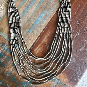 Nakamol silver beaded necklace